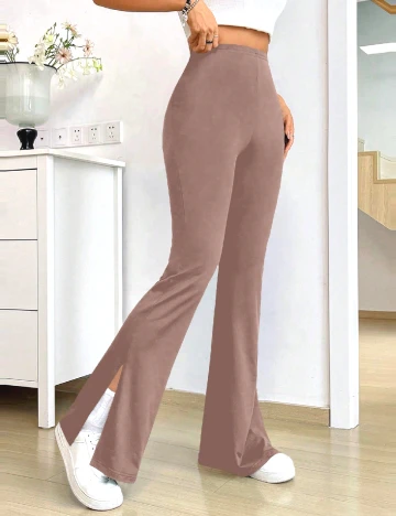 Pantaloni SHEIN, maro deschis