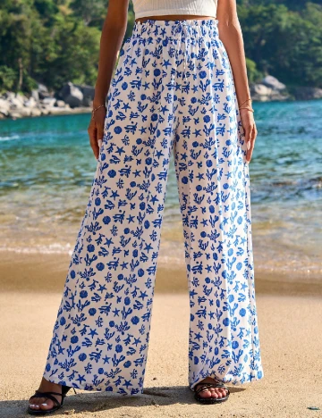 Pantaloni SHEIN, alb