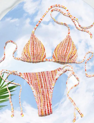 Costum de baie SHEIN, mix culori