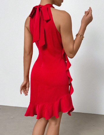 Rochie scurta SHEIN, rosu