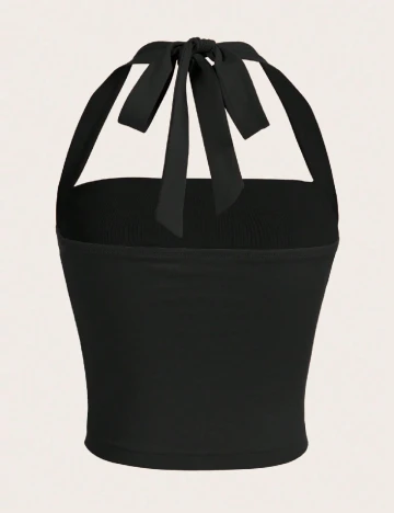 Top SHEIN CURVE, negru