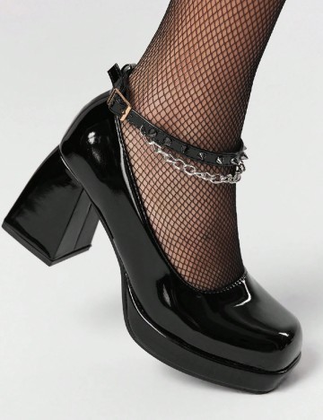 Pantofi Romwe, negru