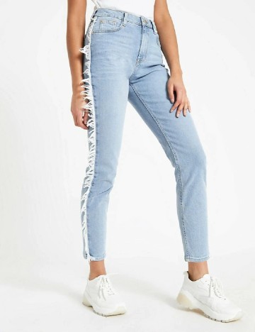 
						Blugi River Island, albastru