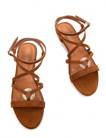 Sandale SHEIN, maro