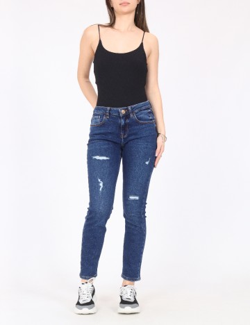 
						Blugi River Island, bleumarin