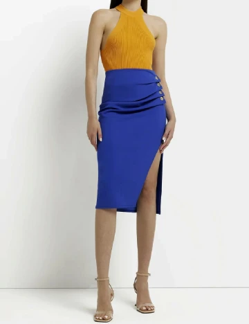 Fusta River Island, albastru