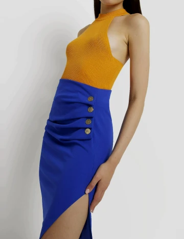 Fusta River Island, albastru