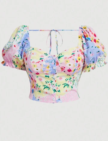 Top SHEIN CURVE, mix culori