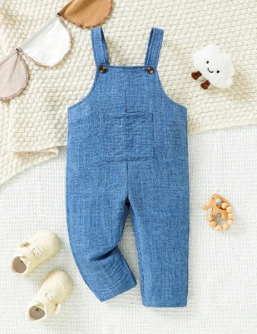 Salopeta Shein Kids, albastru