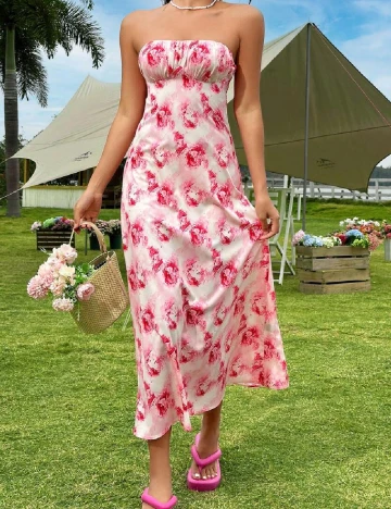 Rochie lunga SHEIN, roz