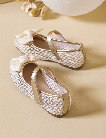 Balerini Shein Kids, ecru/auriu