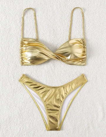 Costum de baie SHEIN, auriu