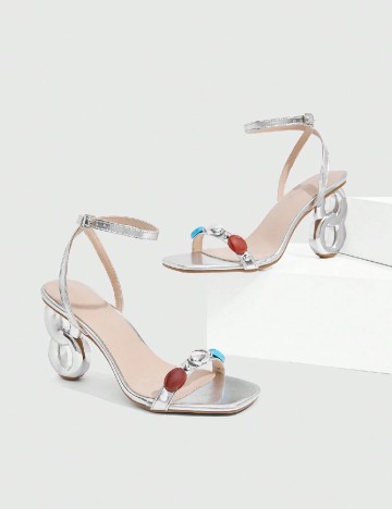 Pantofi SHEIN, argintiu