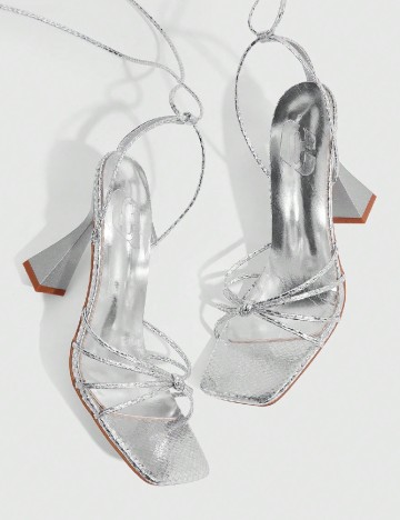 Sandale Cuccoo, argintiu