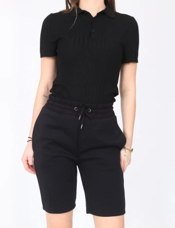 Pantaloni scurti River Island, negru