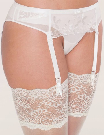 
						Portjartiera Triumph, alb, M