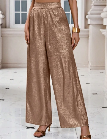 Pantaloni SHEIN, maro