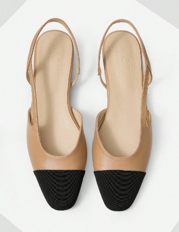 Pantofi MOTF, maro/negru