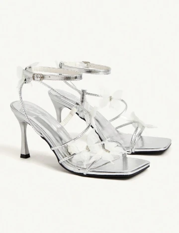 Sandale Cuccoo, argintiu