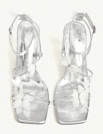 Sandale Cuccoo, argintiu