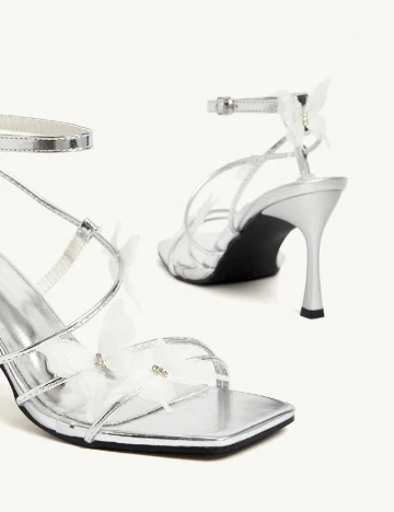 Sandale Cuccoo, argintiu