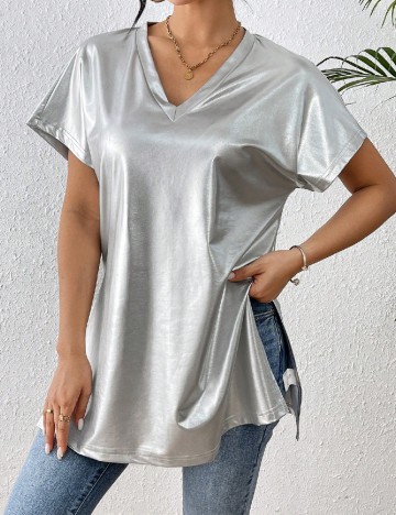 
						Bluza SHEIN, argintiu