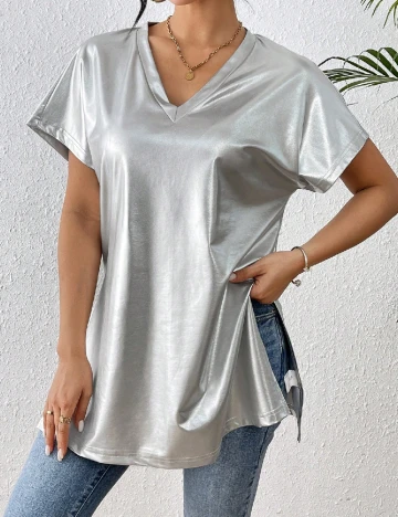 Bluza SHEIN, argintiu