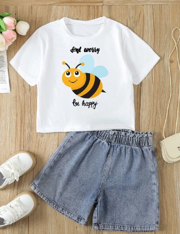 
						Compleu Shein Kids, alb/albastru