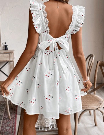 Rochie scurta SHEIN, alb