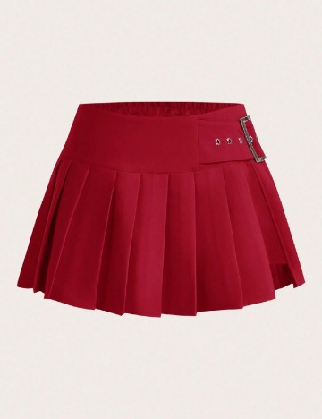 
						Fusta SHEIN CURVE, rosu