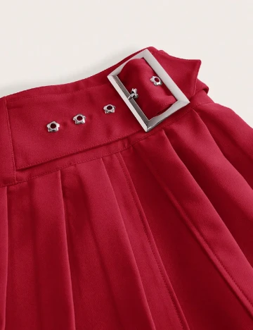 Fusta SHEIN CURVE, rosu