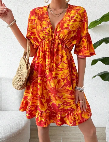 Rochie scurta SHEIN, mix culori