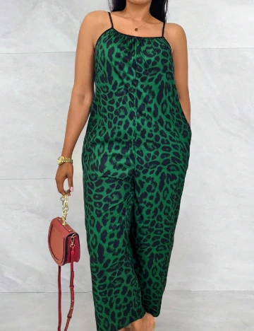 Salopeta SHEIN CURVE, verde