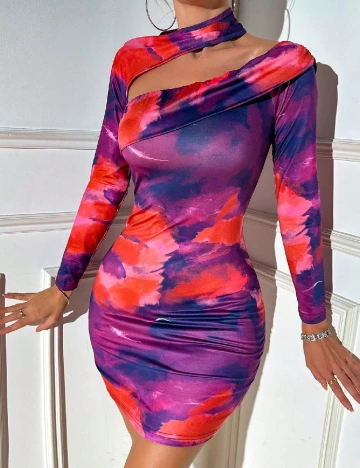 Rochie scurta SHEIN, mix culori