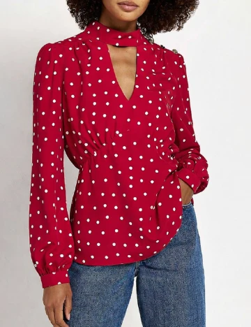 Bluza River Island, rosu