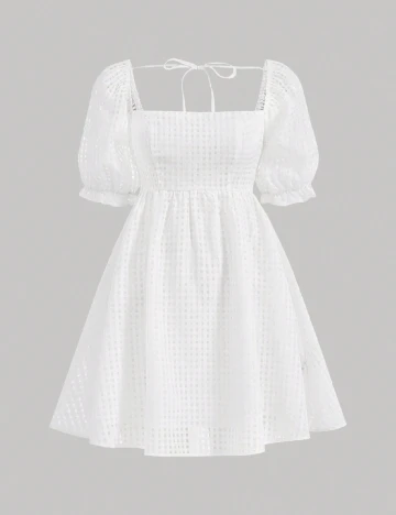 Rochie scurta SHEIN, alb