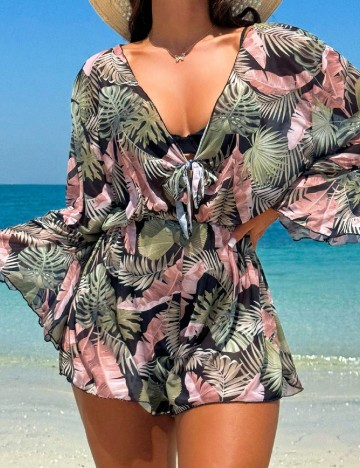 
						Salopeta de plaja SHEIN, mix culori