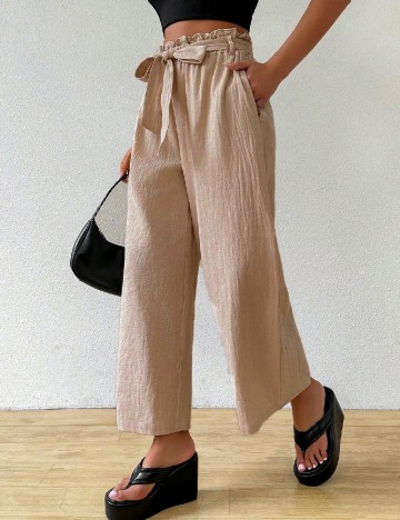 
						Pantaloni SHEIN, crem