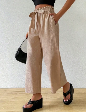 Pantaloni SHEIN, crem