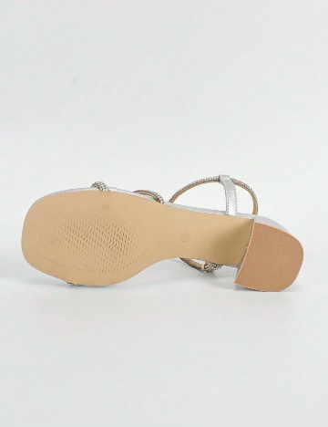 Sandale SHEIN, argintiu