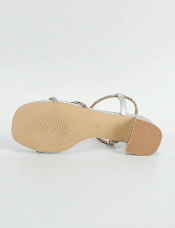 Sandale SHEIN, argintiu