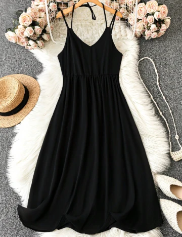 Rochie medie SHEIN CURVE, negru