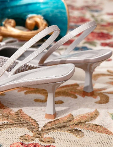 Pantofi Cuccoo, argintiu