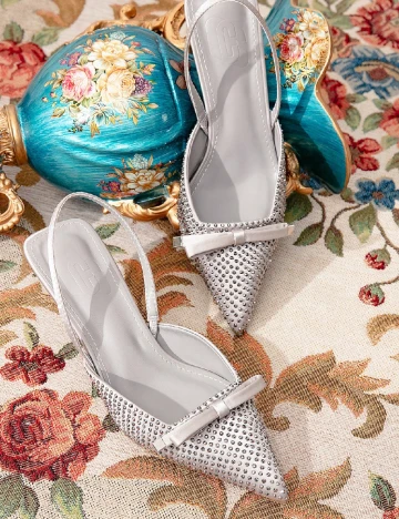 Pantofi Cuccoo, argintiu