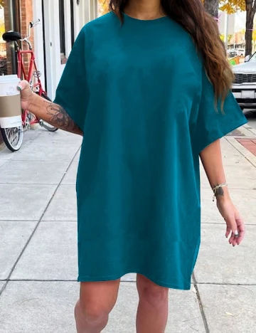 Rochie scurta SHEIN, albastru