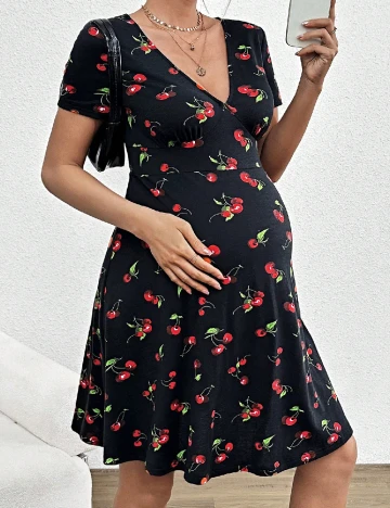 Rochie scurta SHEIN Maternity, mix culori