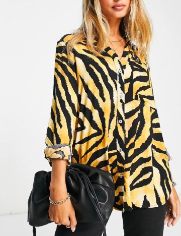 
						Camasa River Island, galben