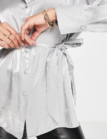 Camasa River Island, gri