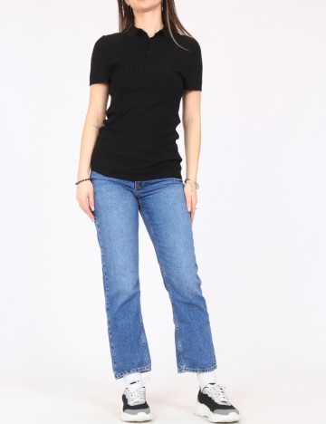 Tricou River Island, negru