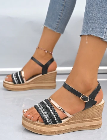 Sandale SHEIN, negru